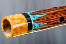 Brazilian Kingwood Native American Flute, Minor, Mid F#-4, #N16J (6)